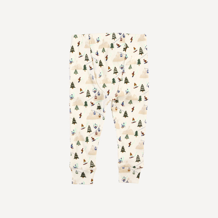 long sleeve crew neck pj set | ski village | bamboo
