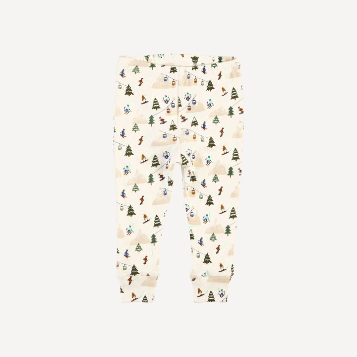 long sleeve crew neck pj set | ski village | bamboo