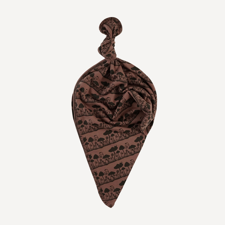 classic single layer blanket | mushroom | organic cotton interlock