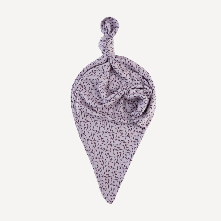 classic single layer blanket | purple tulip | organic cotton interlock