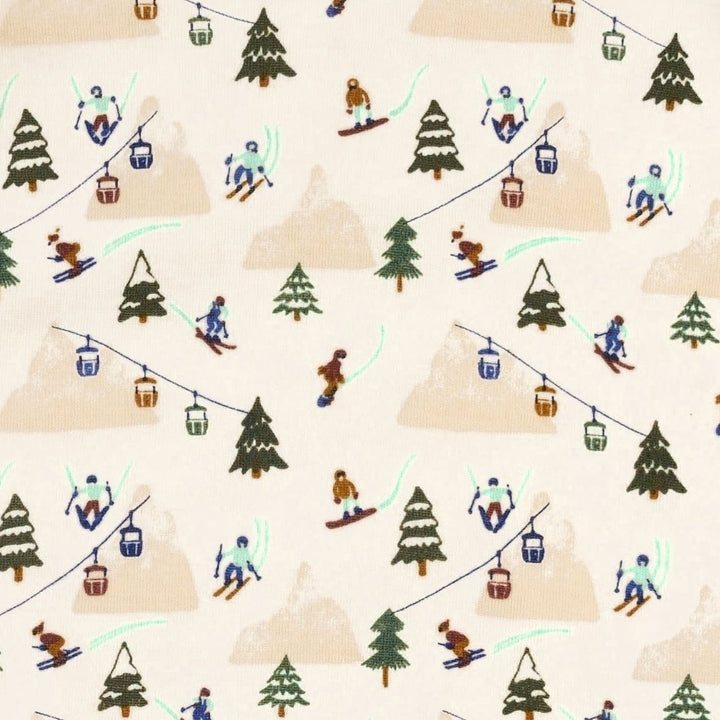 classic panda pant | ski village | bamboo