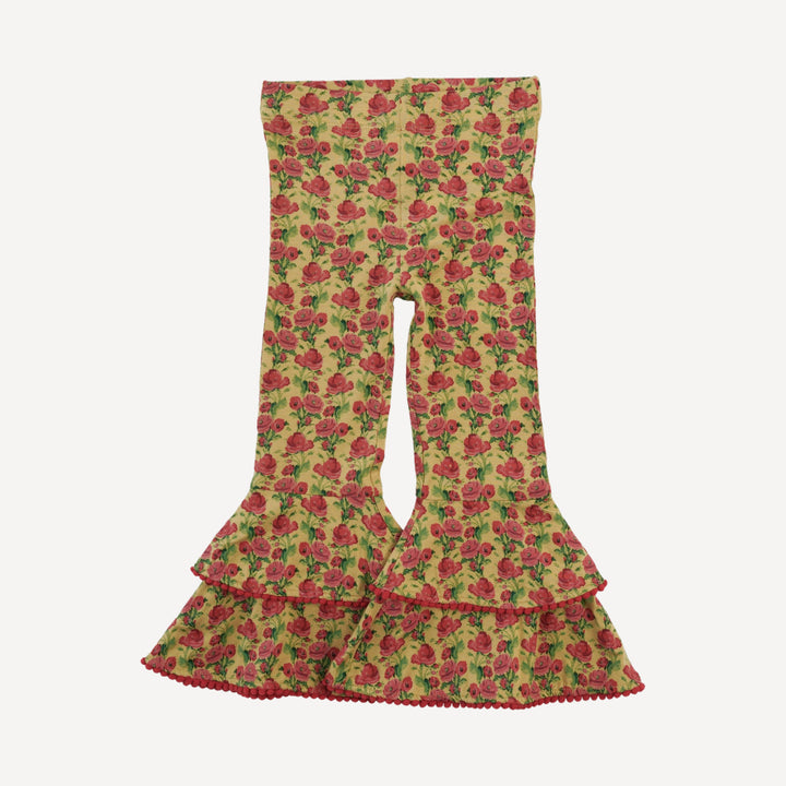pom pom anne pant | gold climbing rose | bamboo