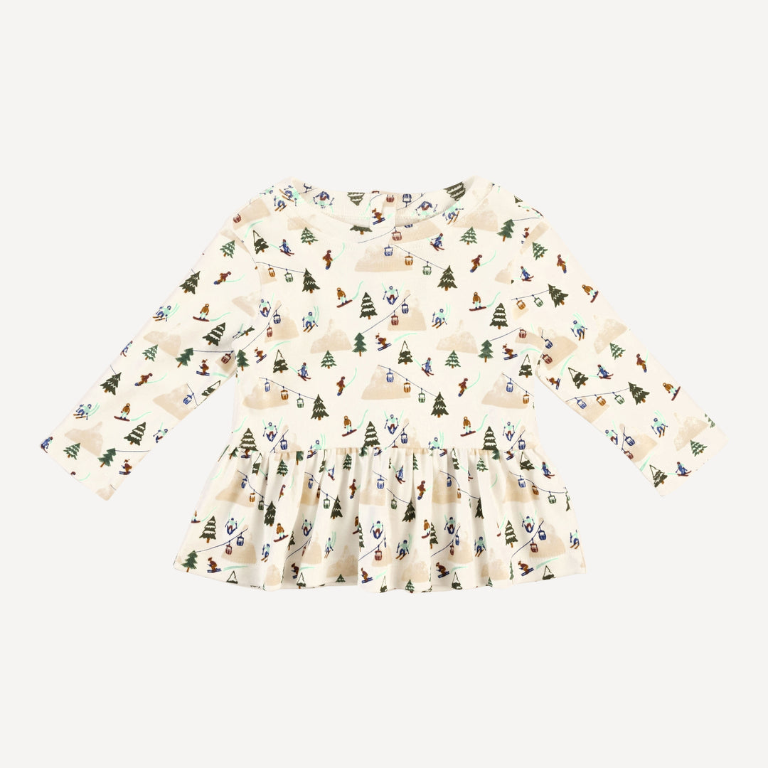 long sleeve kate top | ski village | bamboo
