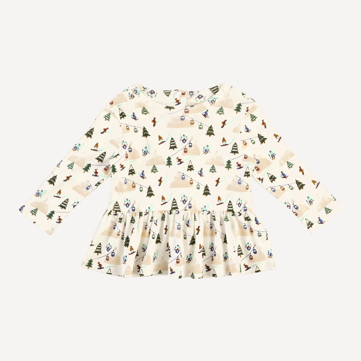 long sleeve kate top | ski village | bamboo