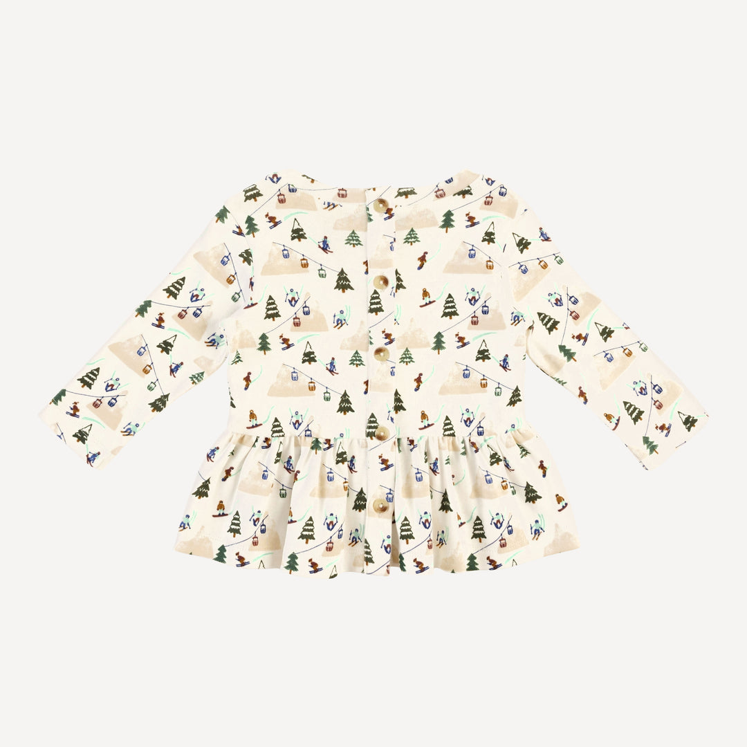 long sleeve kate top | ski village | bamboo