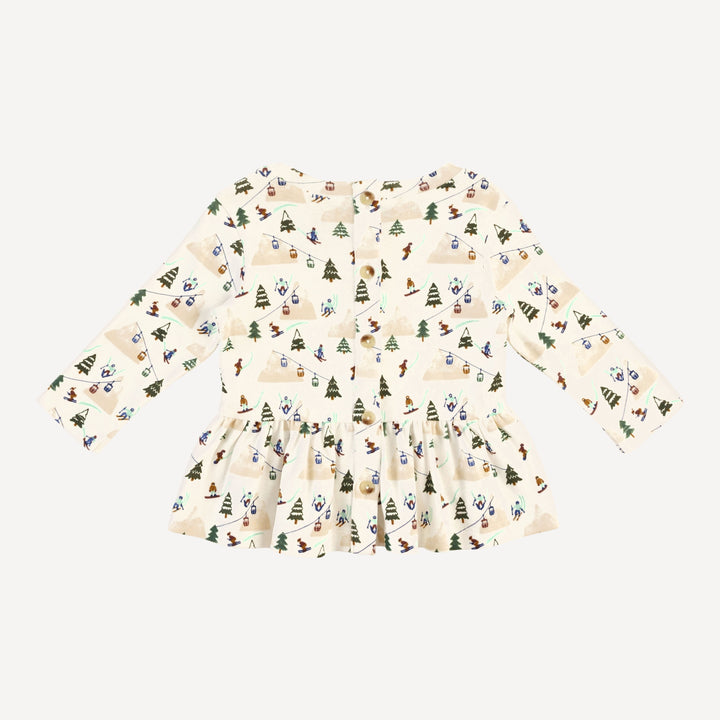long sleeve kate top | ski village | bamboo