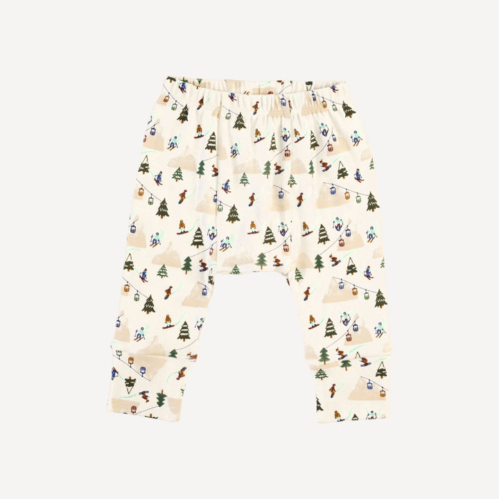 classic panda pant | ski village | bamboo