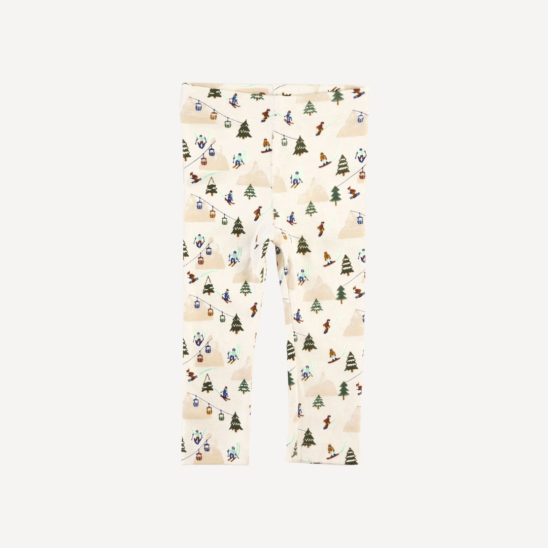 classic skinny legging | ski village | bamboo