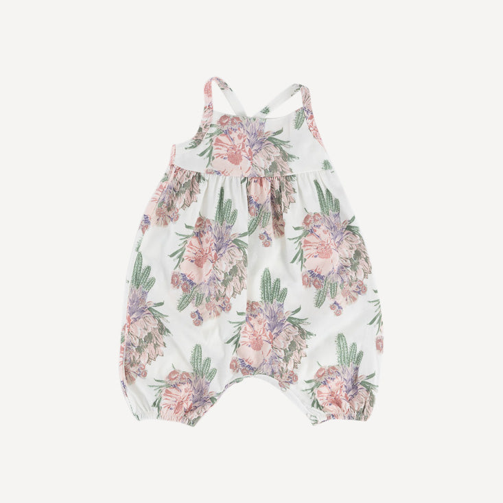 balloon jumpsuit | cactus flower | organic cotton jersey