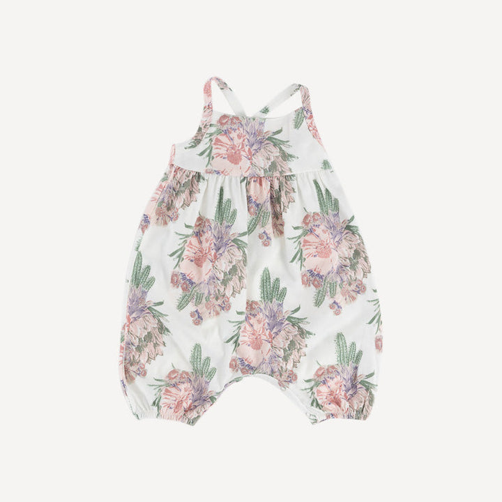 balloon jumpsuit | cactus flower | organic cotton jersey