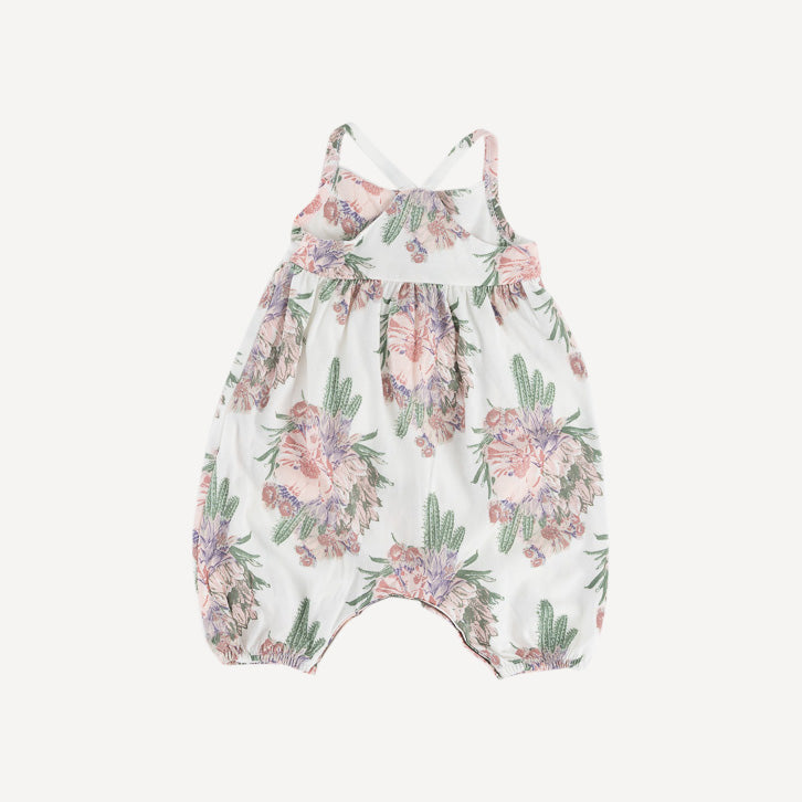 balloon jumpsuit | cactus flower | organic cotton jersey
