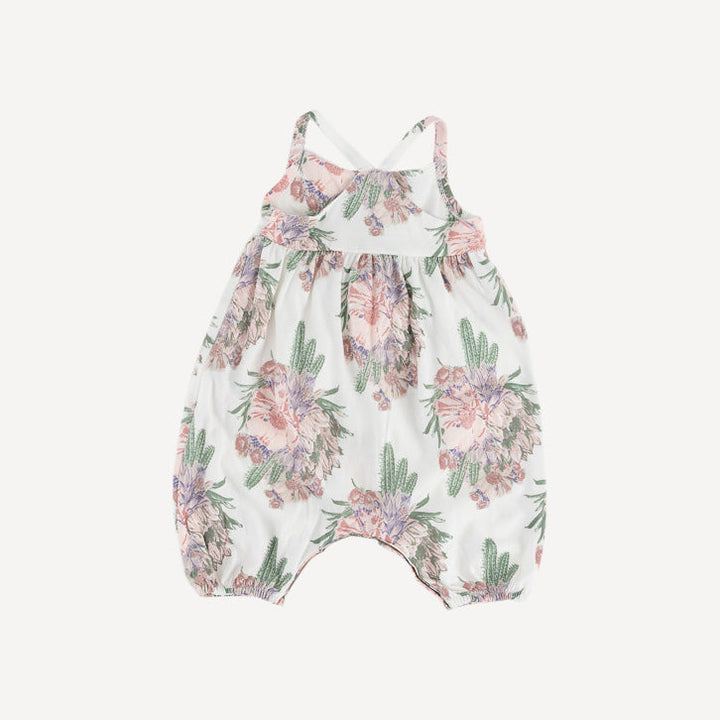 balloon jumpsuit | cactus flower | organic cotton jersey