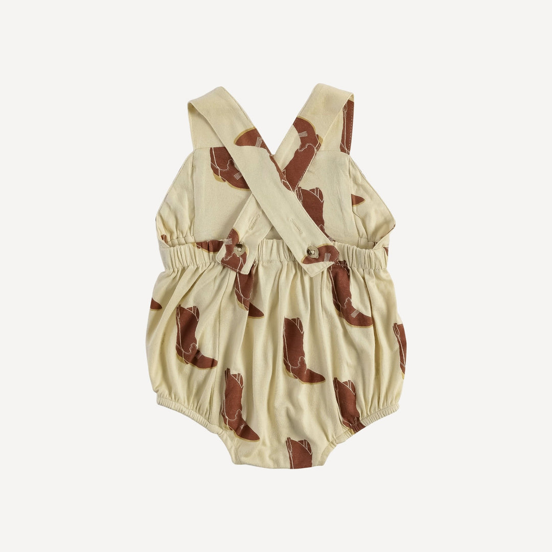 criss cross bubble | cowboy boot | organic cotton jersey
