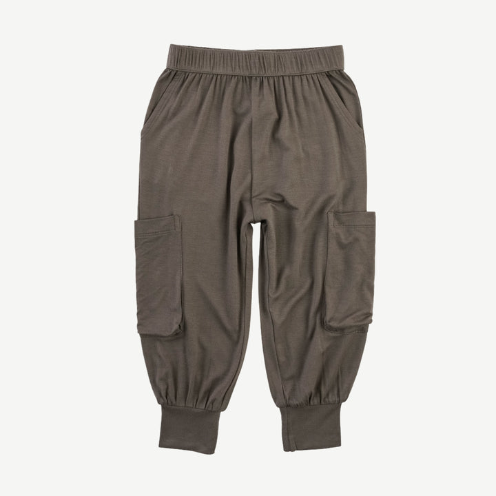 cargo bubble pant | truffle | bamboo