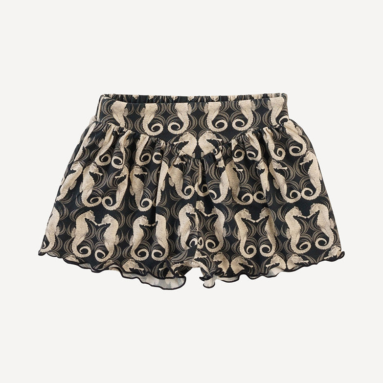 v-yoke gathered short | seahorse wave | light weight bamboo