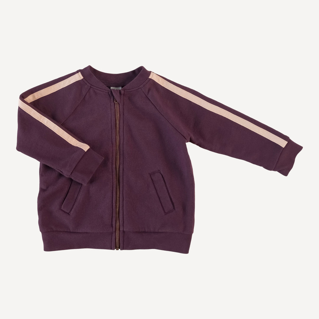retro stripe track jacket | huckleberry | french terry