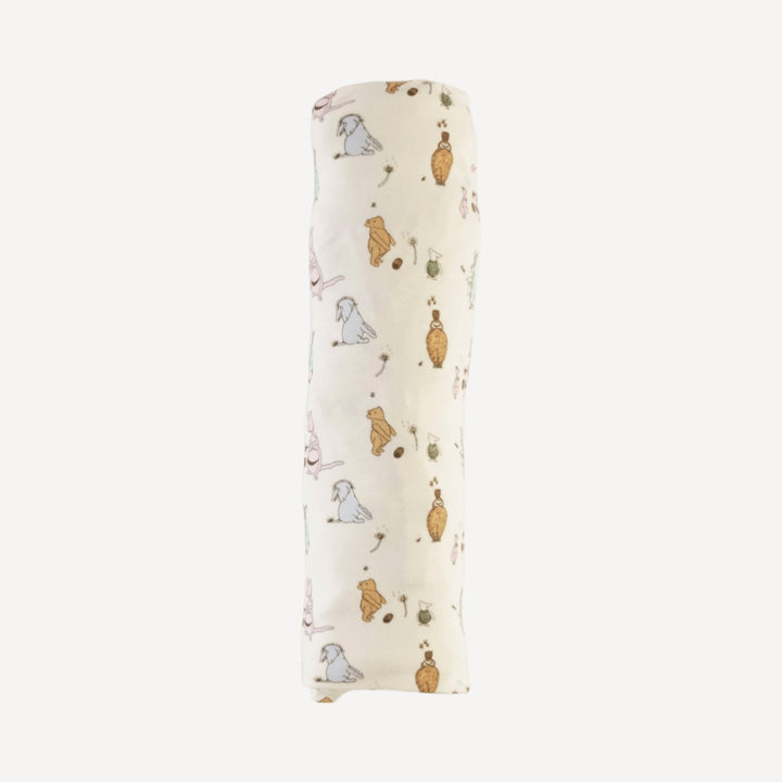 crib sheet | pooh & friends | bamboo