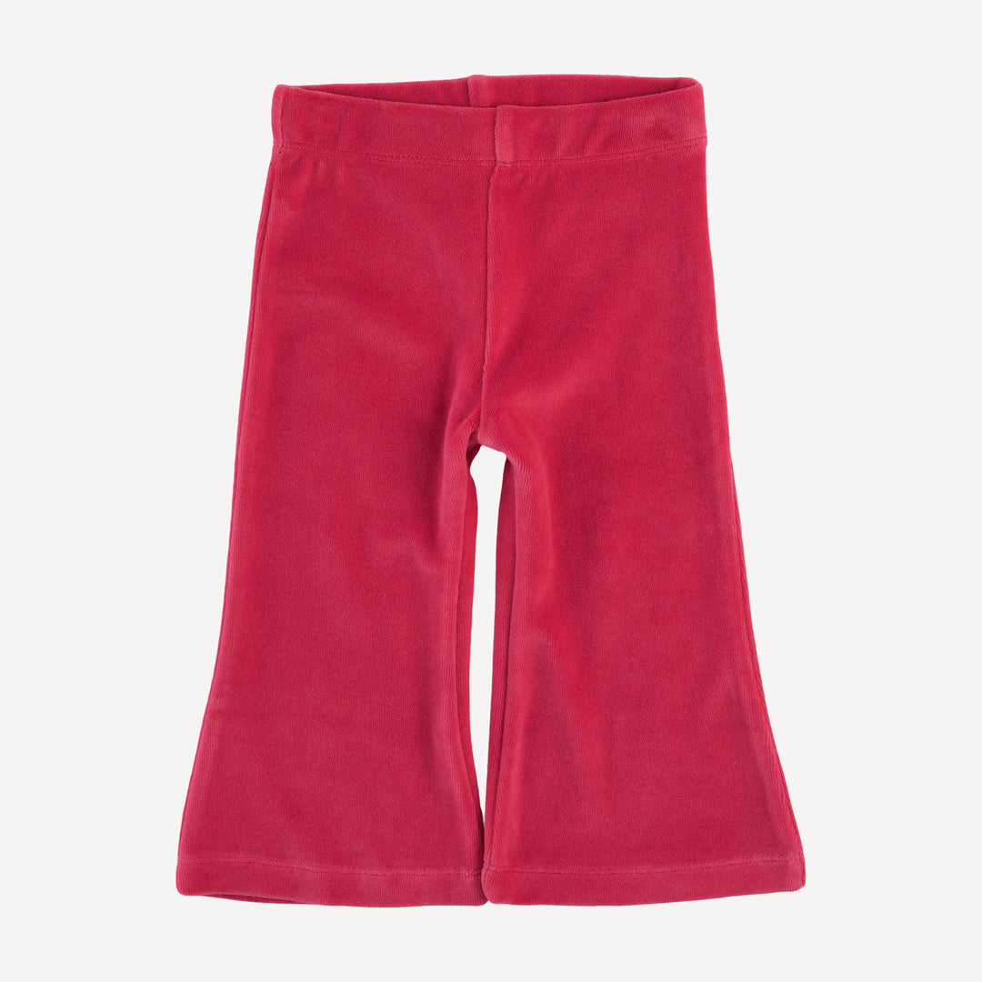 short sleeve kate top + flare pant set | poppy | organic cotton jersey