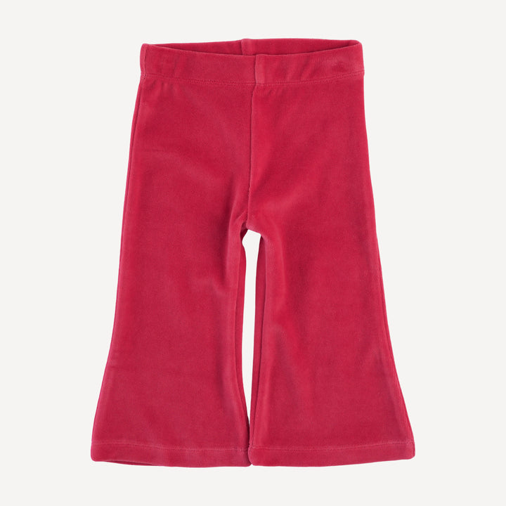 short sleeve kate top + flare pant set | poppy | organic cotton jersey