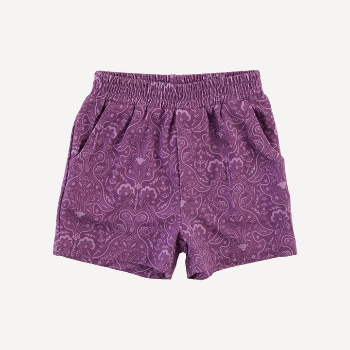 short sleeve topstitch tee + relaxed short set | monkeys | light weight bamboo