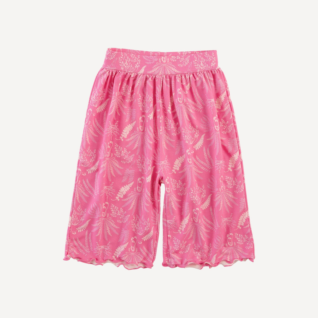 short sleeve jade set | pink magical fern | light weight bamboo
