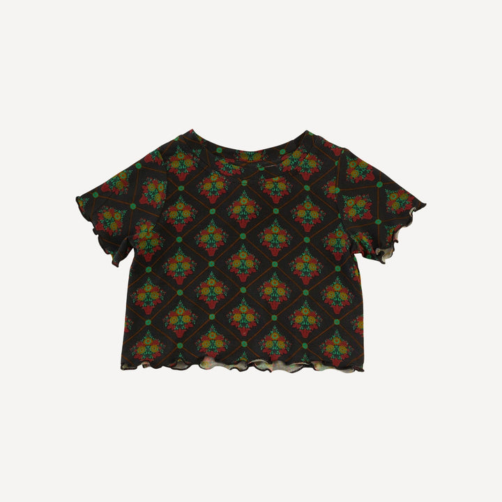 short sleeve jade set | antoinette floral | light weight bamboo