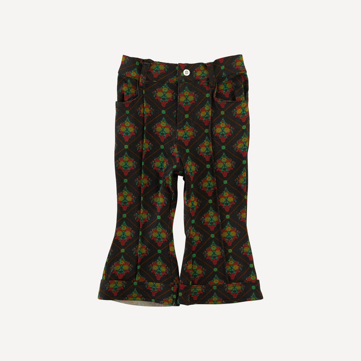 flare pintuck pant | antoinette floral | light weight bamboo