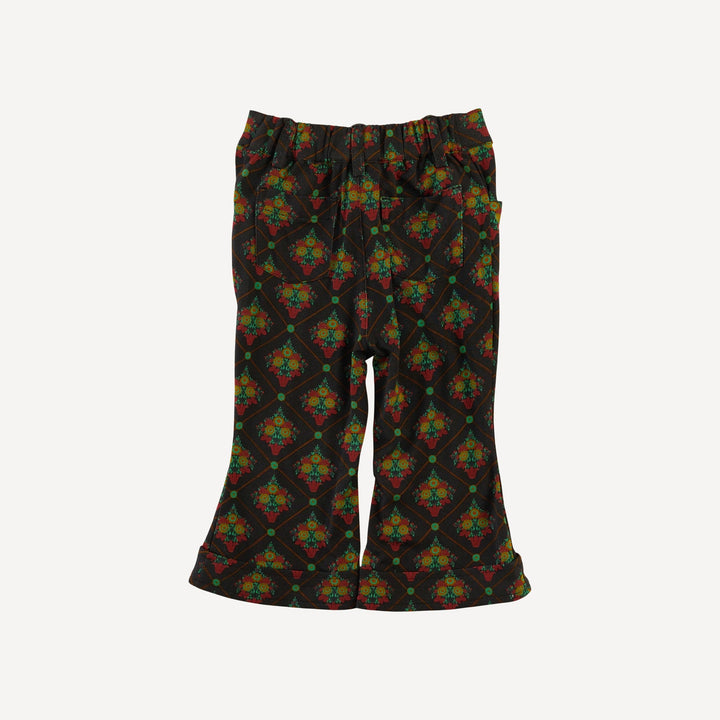 flare pintuck pant | antoinette floral | light weight bamboo