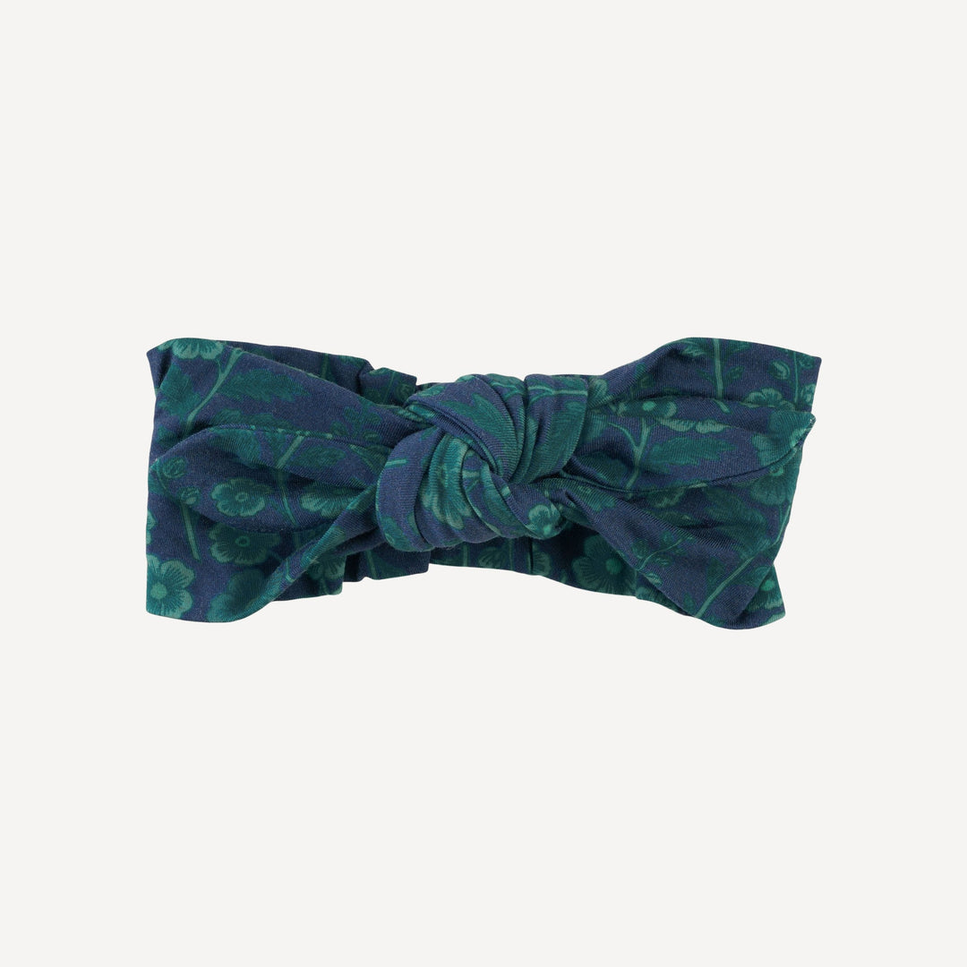 knot top headband | blooming floral | light weight bamboo