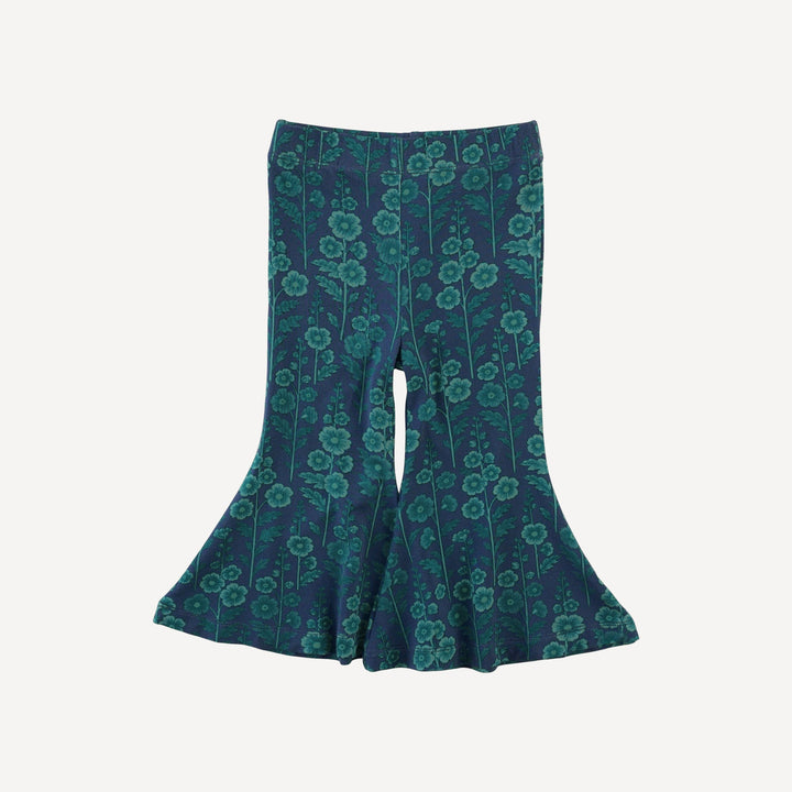 expanded flare pant | blooming floral | light weight bamboo