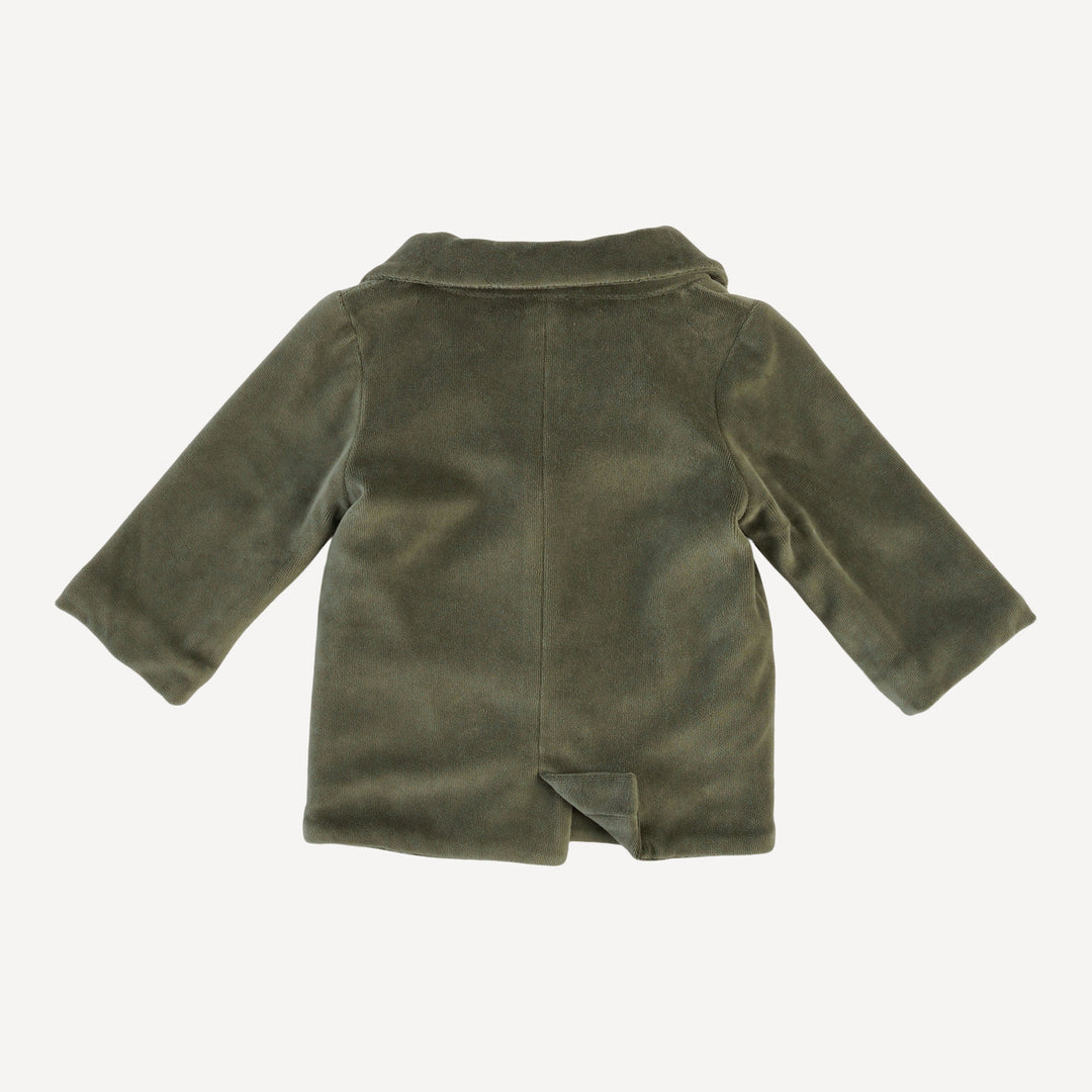 suit jacket | thyme | organic cotton velour