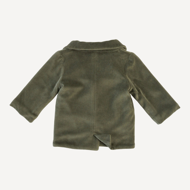 suit jacket | thyme | organic cotton velour