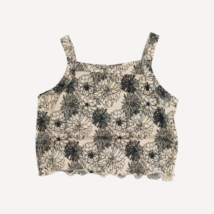 jade short set | sketched flowers | light weight bamboo