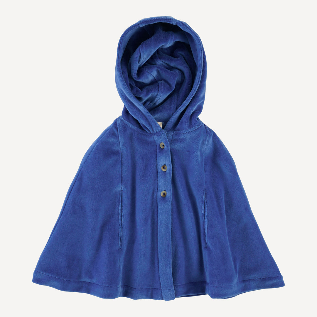 cape | monaco blue | organic cotton velour