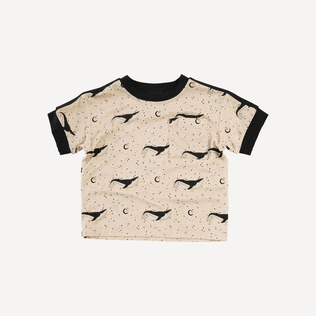 sport pocket tee + jogger set | mystical whale | light weight bamboo