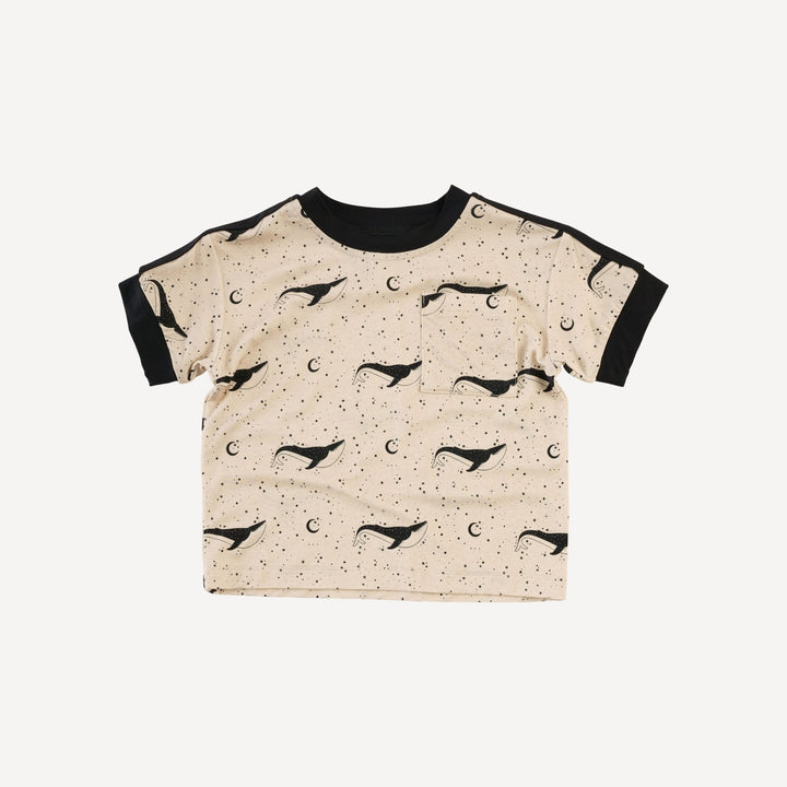 sport pocket tee + jogger set | mystical whale | light weight bamboo