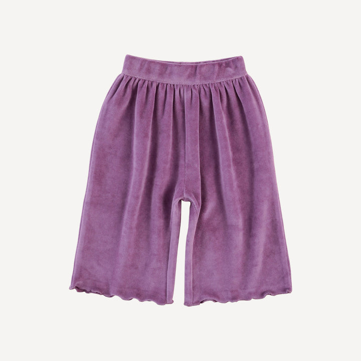 long sleeve jade set | amethyst | organic cotton velour