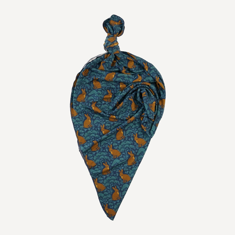 single layer blanket | fantastical rabbit | light weight bamboo