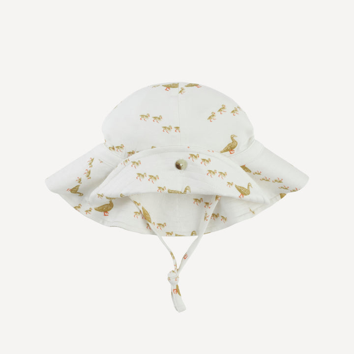 button sun hat | ducks | bamboo