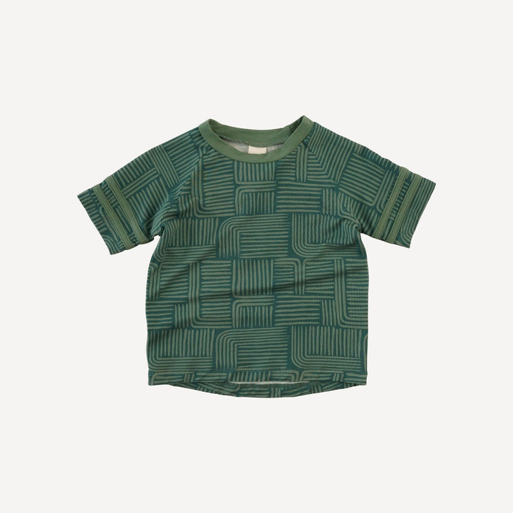 short sleeve football tee | brush strokes | light weight bamboo