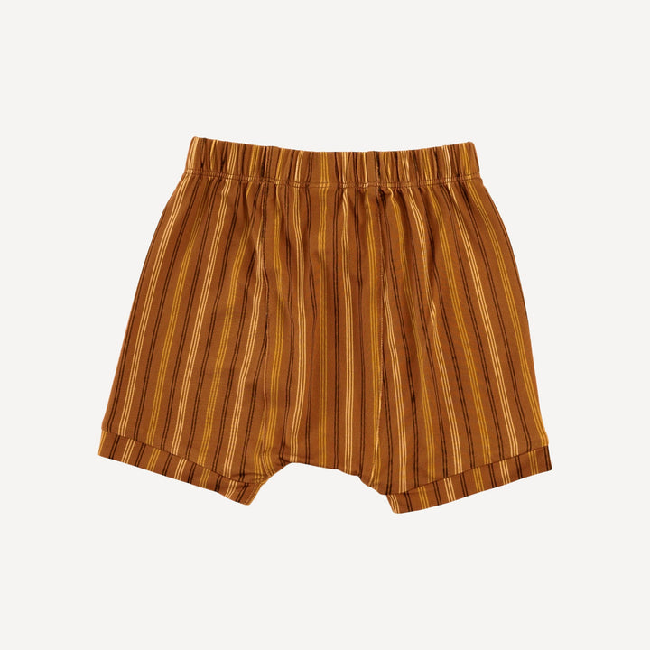 classic panda short | golden stripe | light weight bamboo