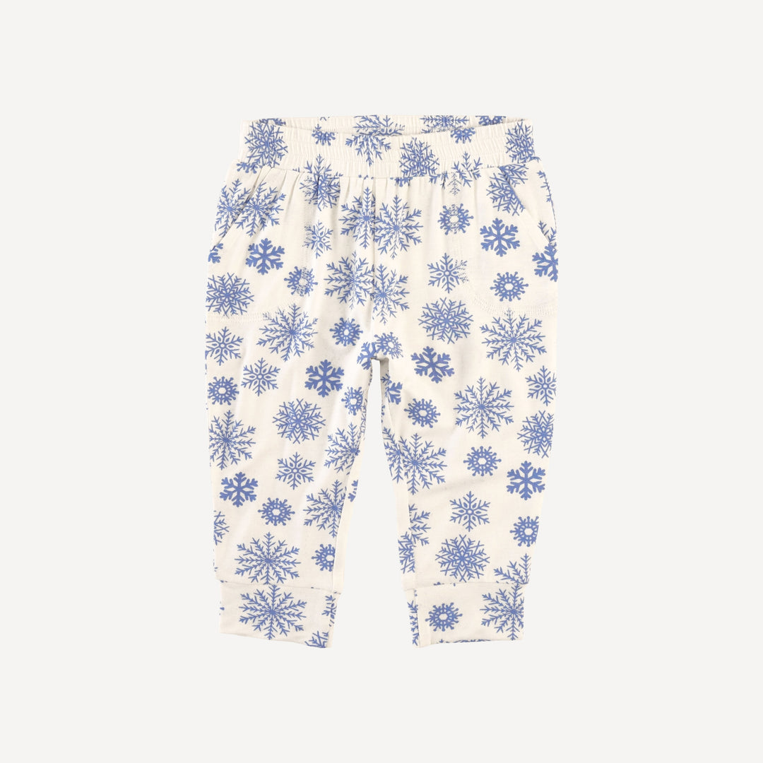 urban pocket jogger | blue snowflake | bamboo