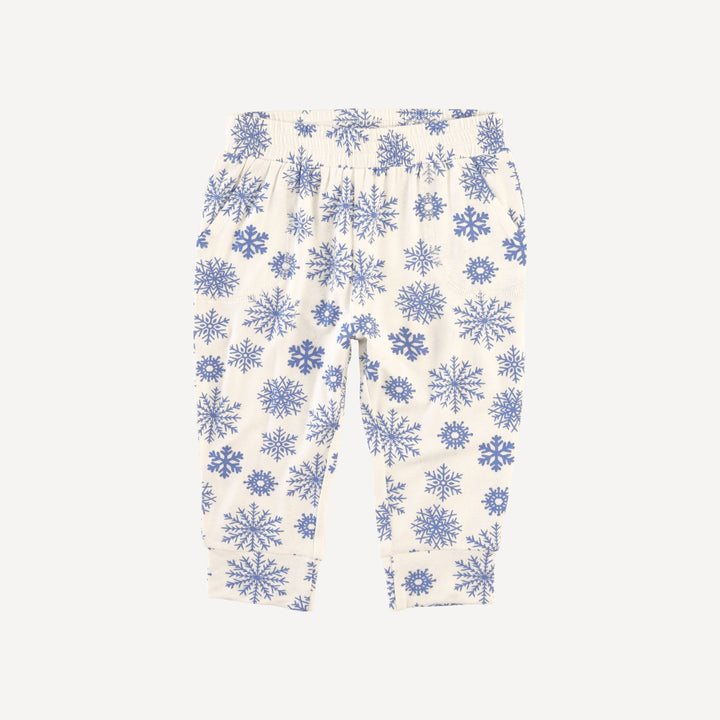urban pocket jogger | blue snowflake | bamboo