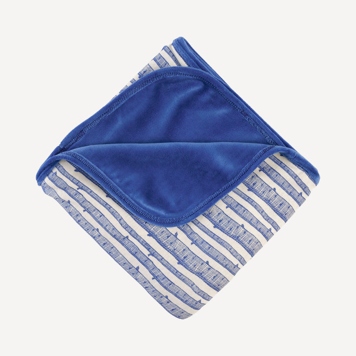 double layer blanket | monaco birch | organic cotton flat rib