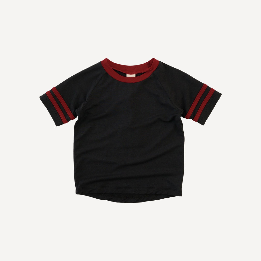 short sleeve football tee | sable | light weight bamboo