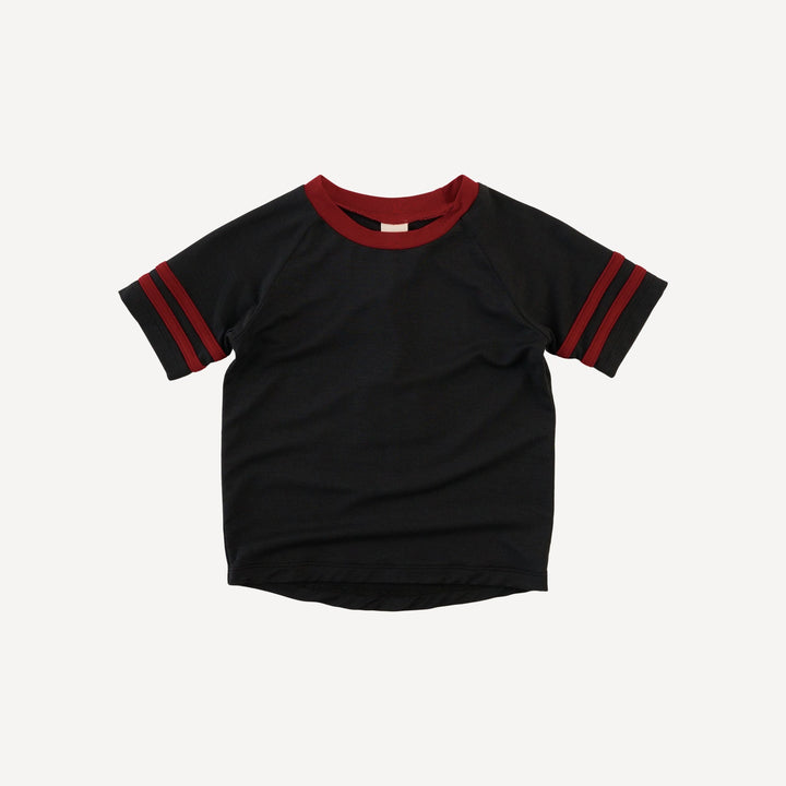 short sleeve football tee | sable | light weight bamboo