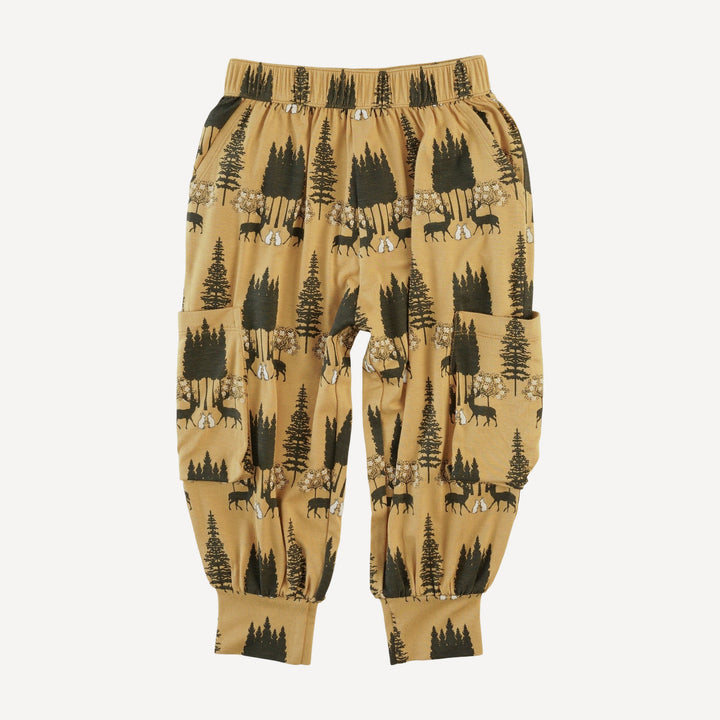 cargo bubble pant | taffy magical forest | bamboo