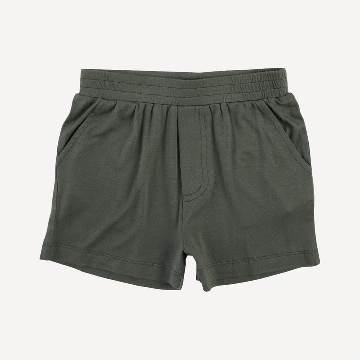 piped baseball jersey + short set | raccoons | bamboo
