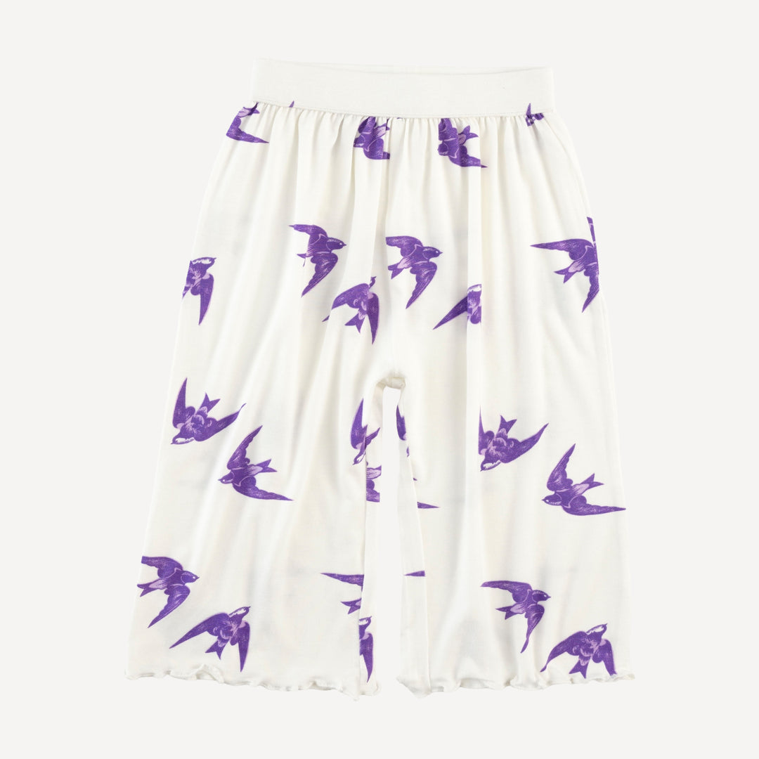 short sleeve henley jade set | lavender sparrow | modal