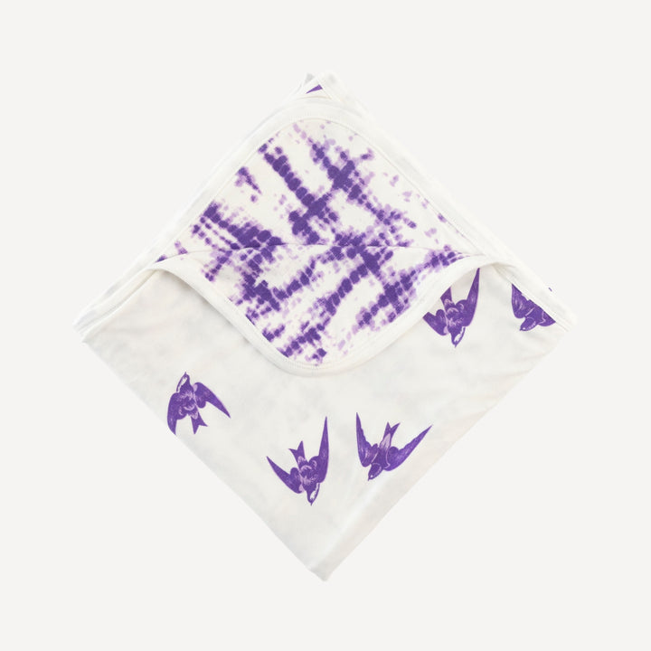 double layer blanket | lavender sparrow | modal